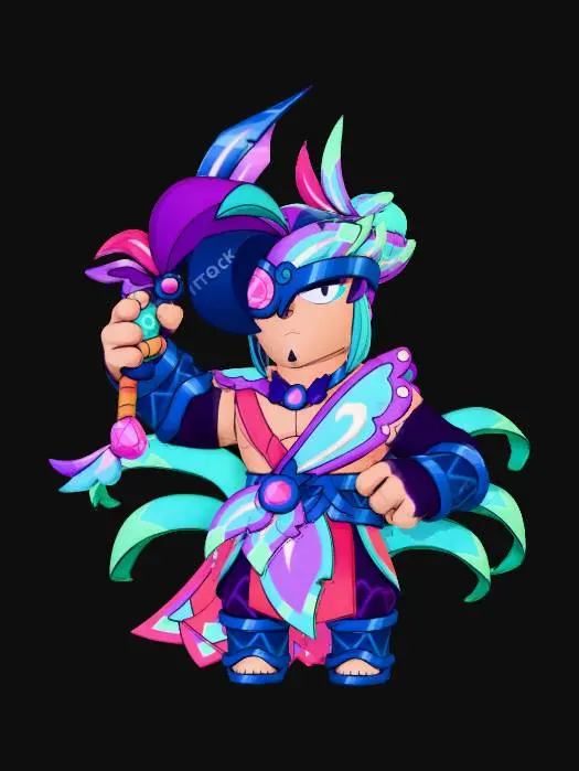 3D model for Warrior of the Blossoms