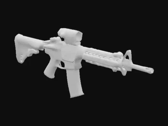 3D model for M4A1 , #ChronoForgeWeapon#