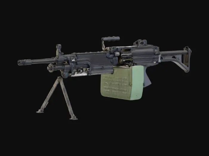 3D model for M249 Saw