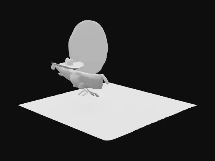 3D model for Darkwing's Night Flight