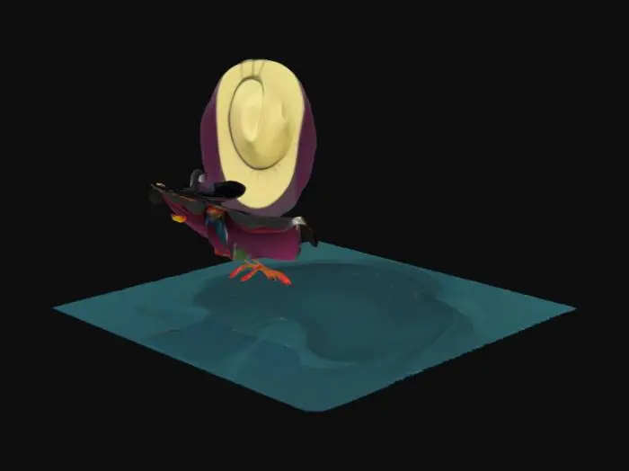 3D model for Darkwing's Night Flight
