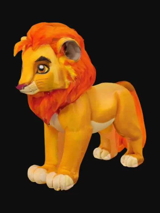 3D model for Disney's Lion King Simba adult


