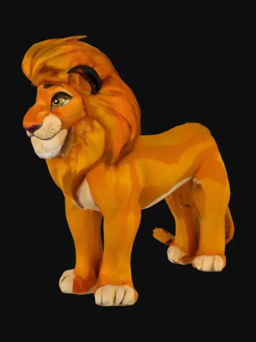 3D model for Disney's Lion King Mufasa adult



