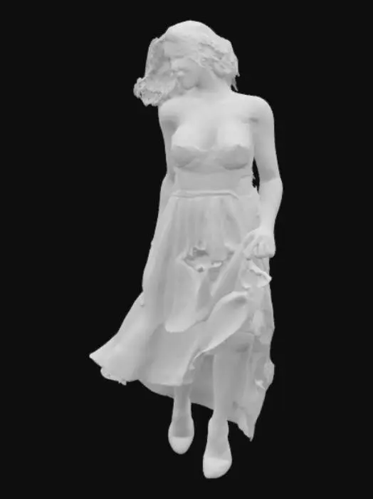 3D model for Marilyn Monroe flying skirt scene