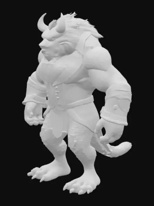 3D model for Beast from Disney's Beauty and the Beast