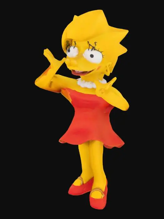 3D model for Lisa Simpson
