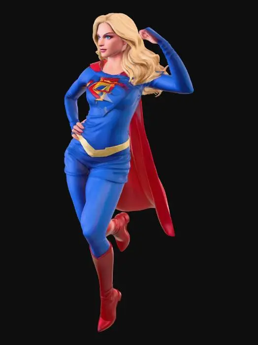 3D model for DC;s Supergirl