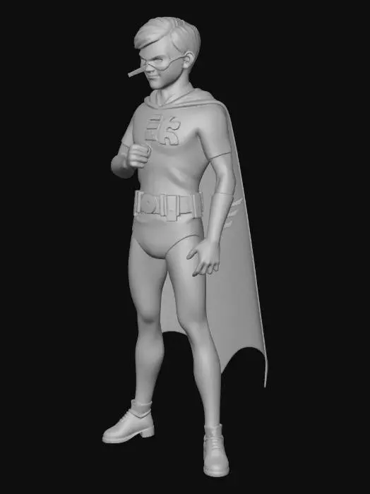 3D model for DC's Robin, Burt Ward costume