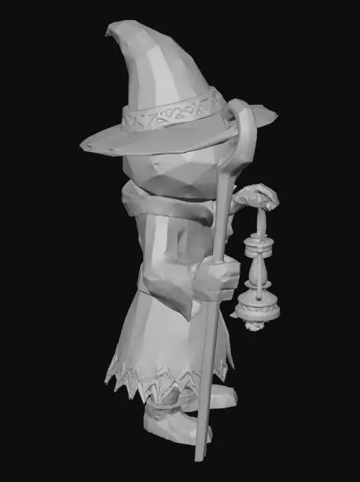 3D model for Pumpkin Lantern Mage