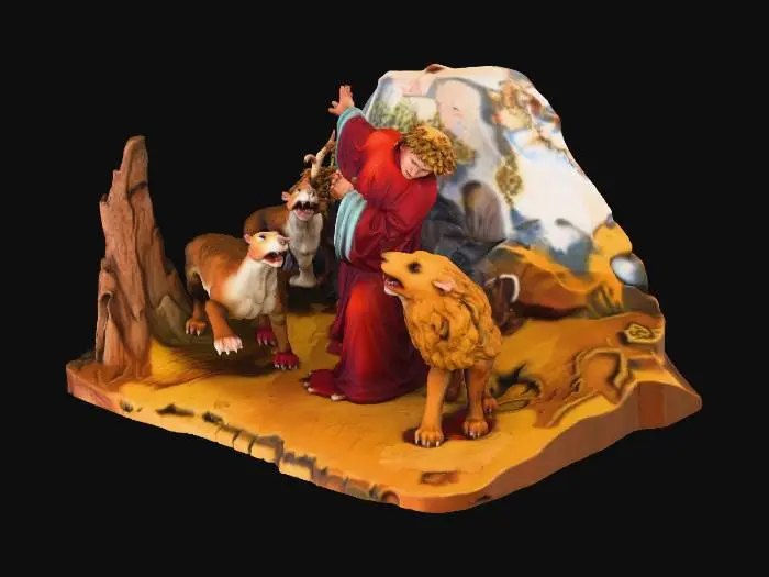 3D model for Dante Confronting the Three Beasts