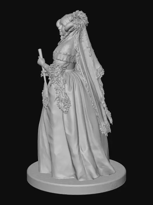 3D model for Portrait of a Lady Ada Byaron Lovelace
