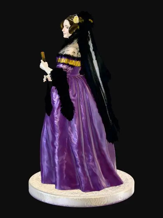 3D model for Portrait of a Lady Ada Byaron Lovelace