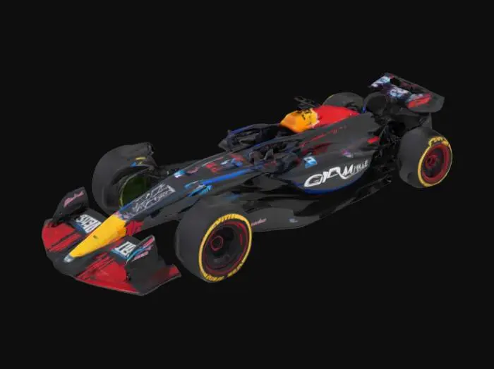 3D model for f1 redbull