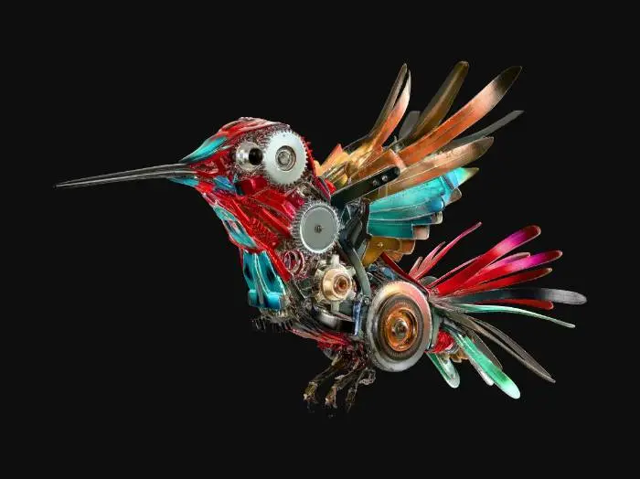 3D model for Steampunk Hummingbird