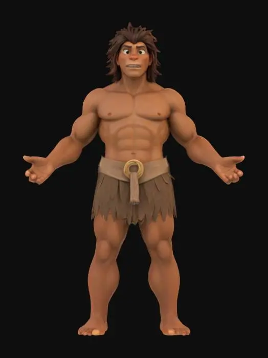 3D model for Create a tarzan character with a real appearance from the cartoon, just like he looked, the same body, clothes, hair, facial features. Only with the style of the appearance like from avatar, only the real appearance of tarzan, 8k quality, hdr, ultra-realistic-detail. T-pose , cinematic, #fairy#