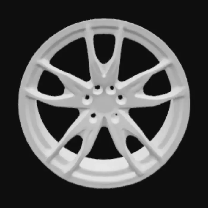 3D model for Geometric Alloy Wheel
