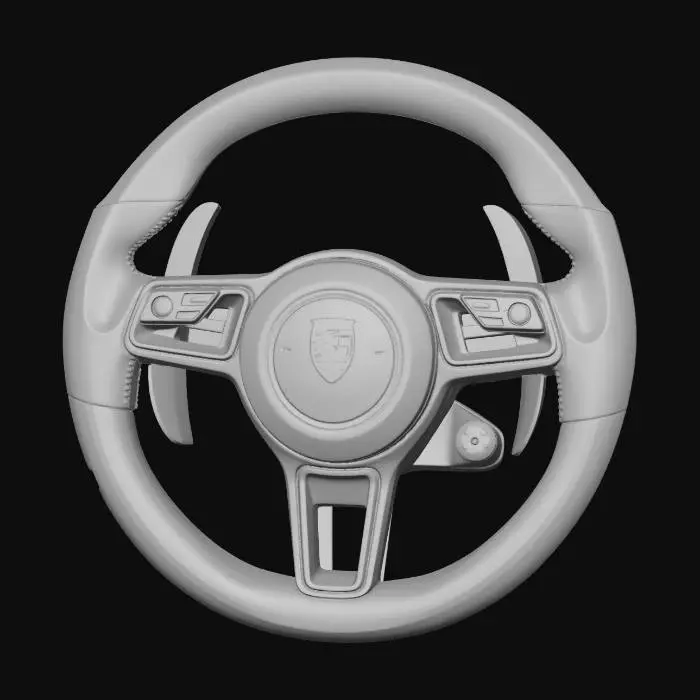 3D model for Porsche Steering Wheel