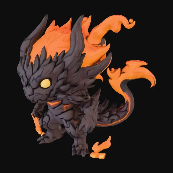 3D model for Blaze Guardian