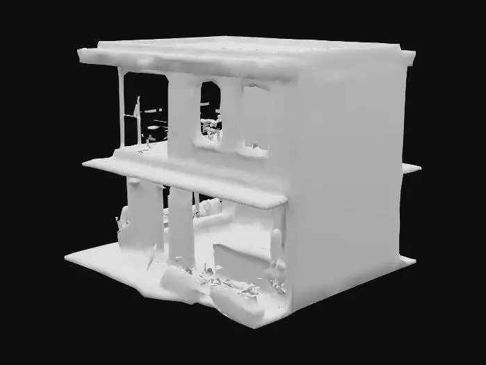 3D model for Urban Corner Cafe