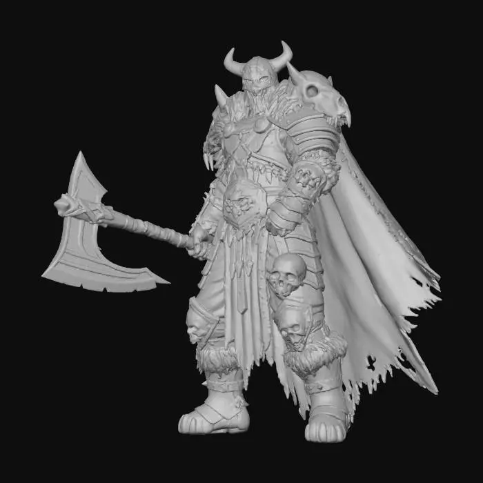 3D model for Viking Berserker, #villain#