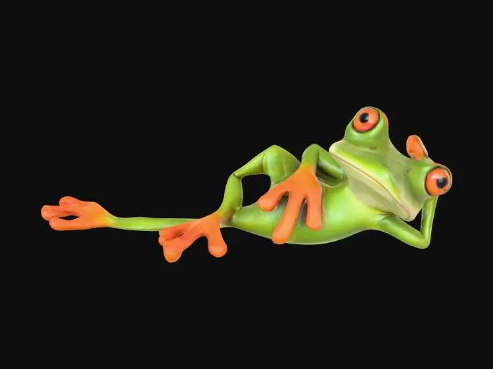 3D model for Relaxing Frog