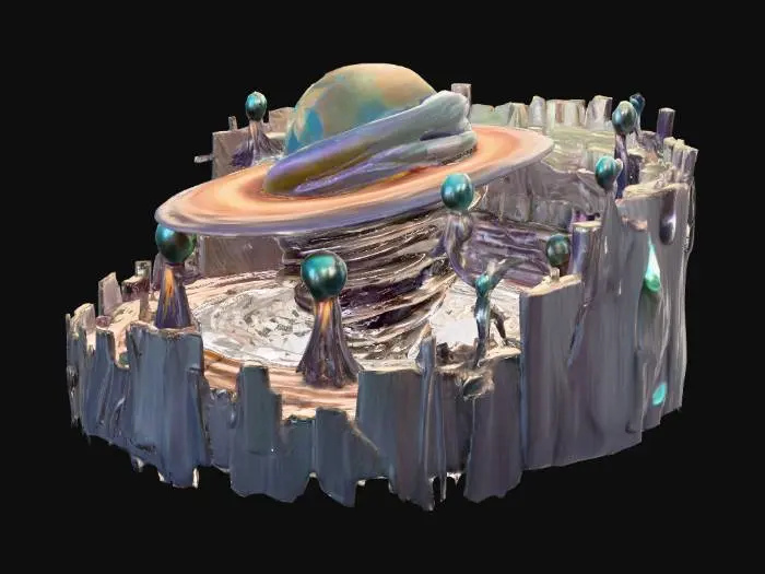3D model for Alien Planetary Ritual