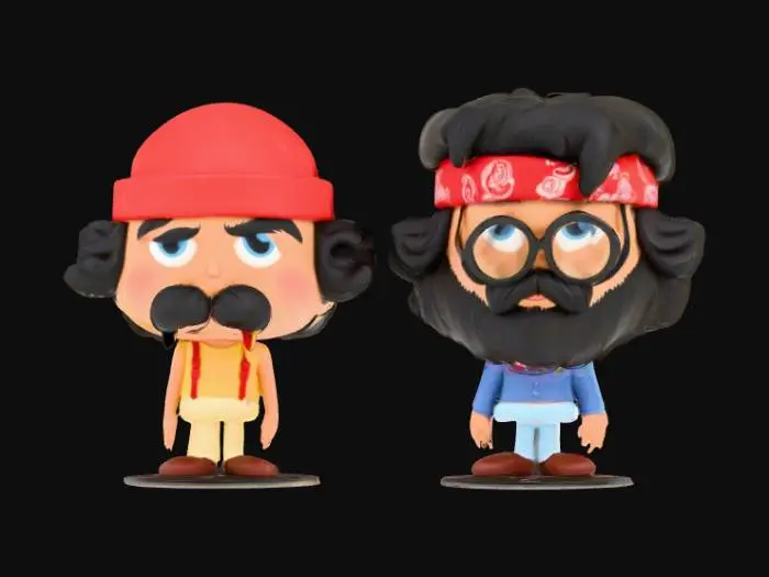 3D model for Toy Figurines Duo