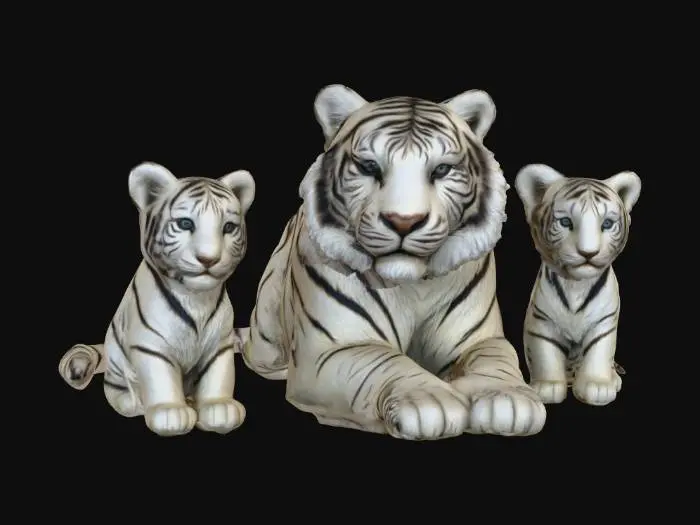 3D model for Tiger Family Portrait