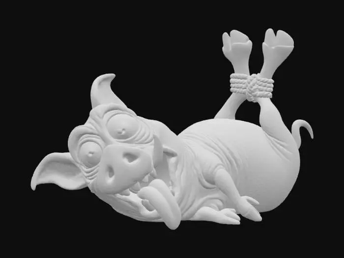 3D model for Quirky hog Roast  #food#