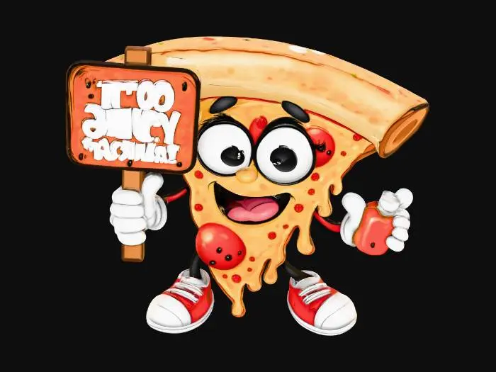 3D model for Saucy Slice, #food#