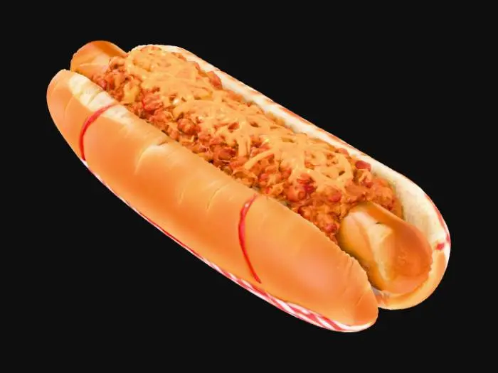 3D model for Chili Cheese Delight #food#