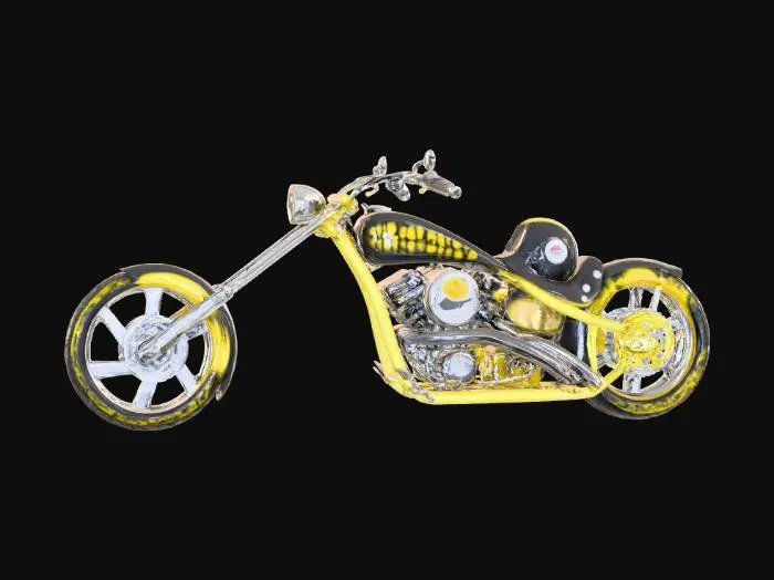 3D model for Steelers Motorcycle