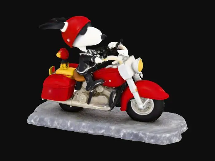 3D model for Motorcycle Adventure Snoopy