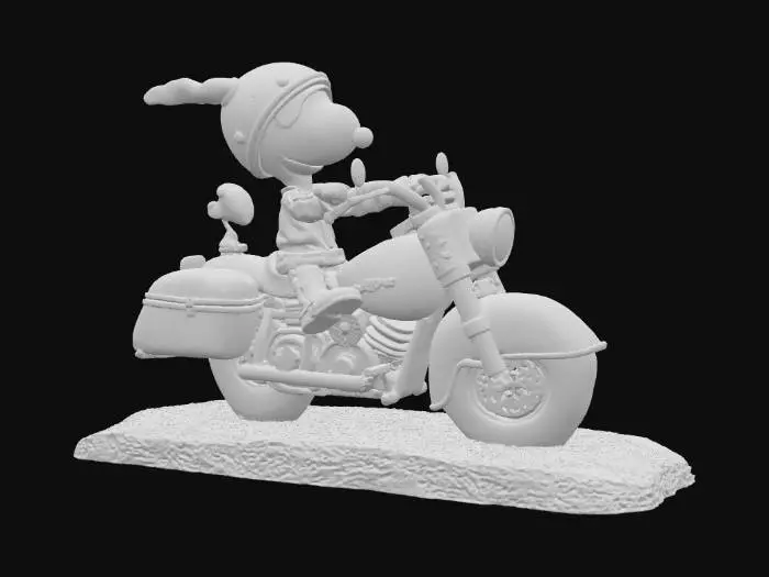 3D model for Motorcycle Adventure Snoopy
