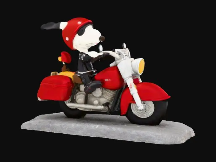 3D model for Motorcycle Adventure Snoopy
