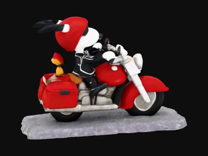 3D model for Motorcycle Adventure Snoopy