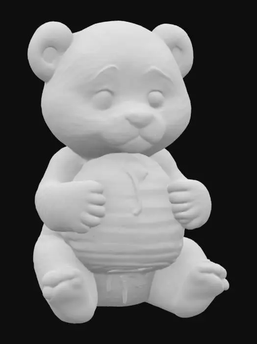 3D model for advanced realism high quality high detail bear cub laying on back and holding a honeybee hive with front and back paws high attention to facial features and paws and claws.