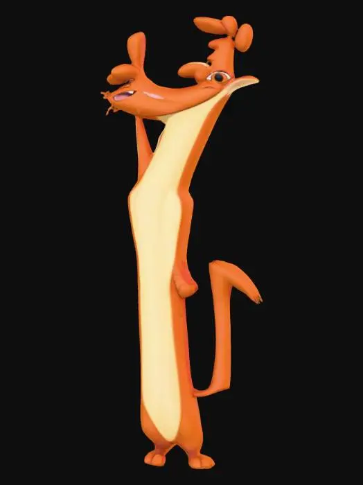 3D model for Weasel Character