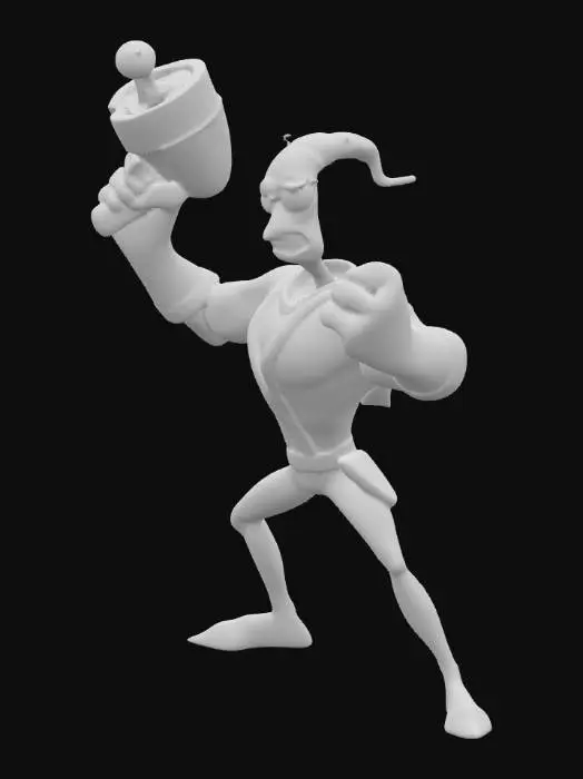 3D model for Earthworm Jim