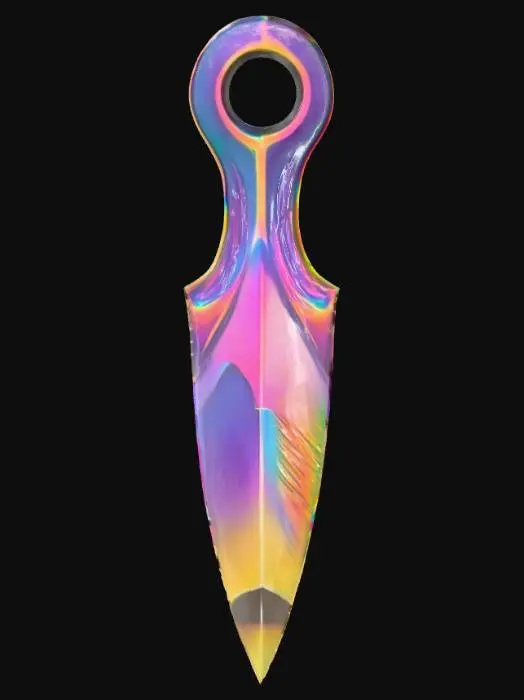 3D model for Prismatic Dagger, #PBR#
