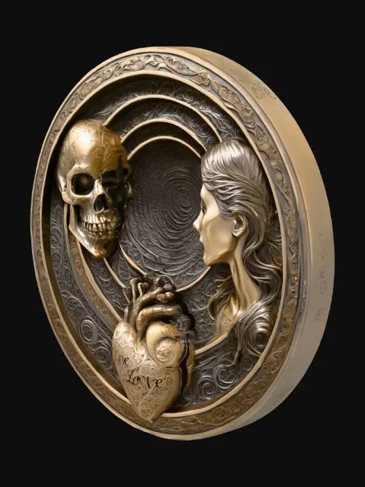 3D model for Eternal Dichotomy, #PBR#