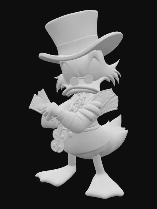 3D model for Duck  scrooge bling