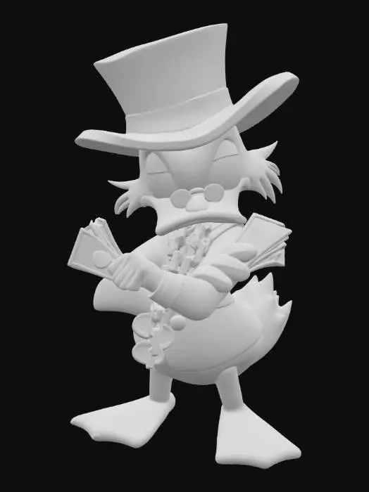 3D model for Duck  scrooge bling