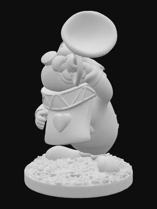 3D model for White Rabbit Figurine