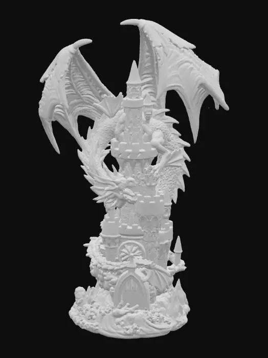 3D model for Fortress of golden dragon
