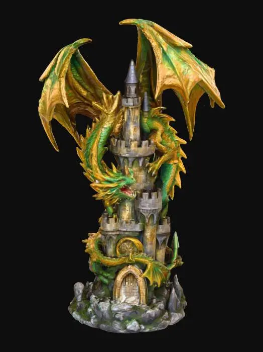 3D model for Fortress of golden dragon