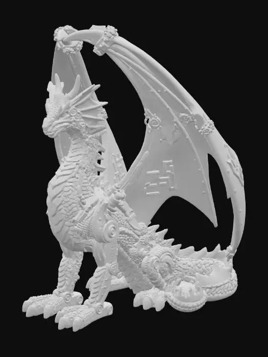 3D model for Steampunk Dragon