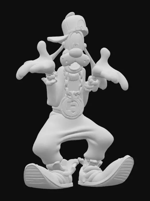 3D model for Hip Hop Goofy