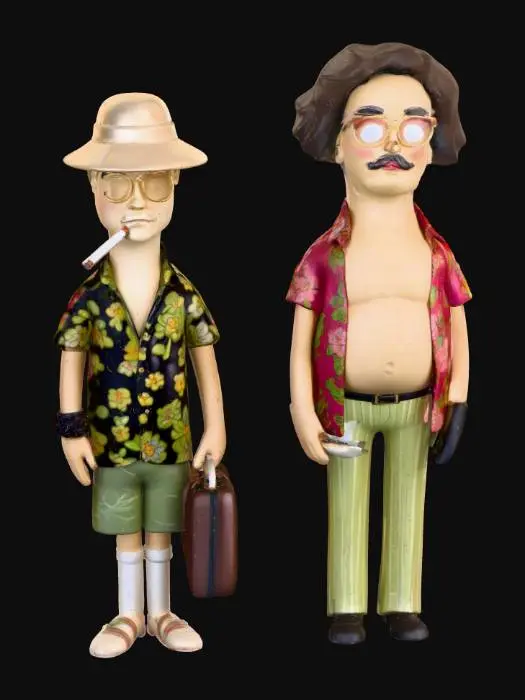 3D model for Cartoon Vacationers