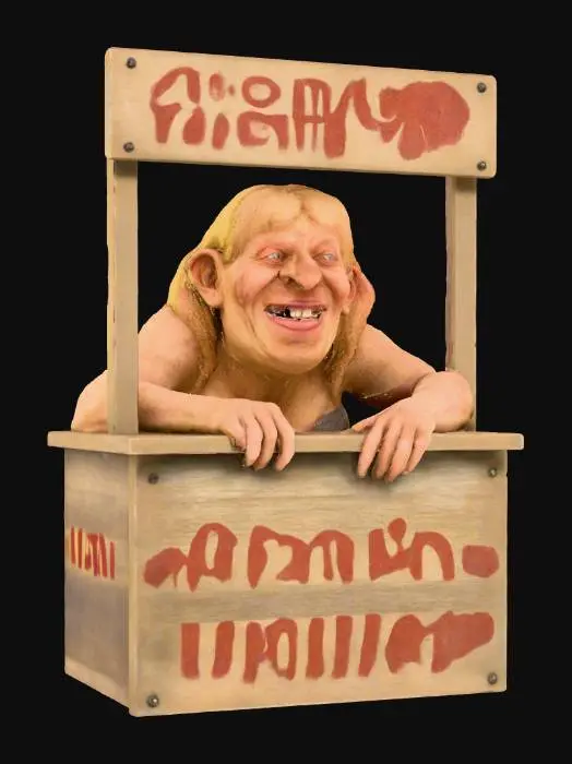 3D model for Kissing Booth Sculpture